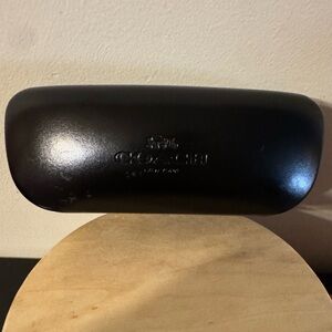 Coach Midnight Black Sunglasses/ Eyeglass case